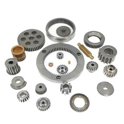 Sintered Hexagonal Inner Bore 20 Teeth Carbon Steel Spur Gear