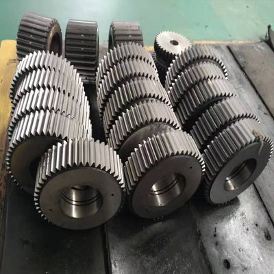 6300mm 40 Steel Spur Gear Shaft Large Steel Gears Forging Steel Gear